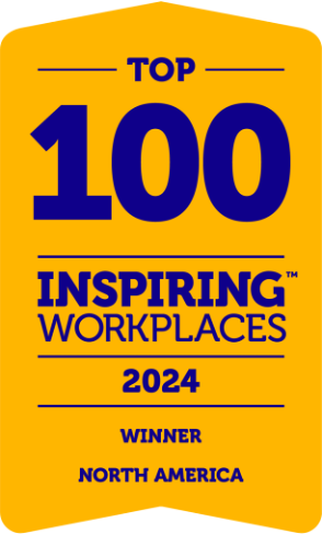top 100 inspiring workplaces logo 2024